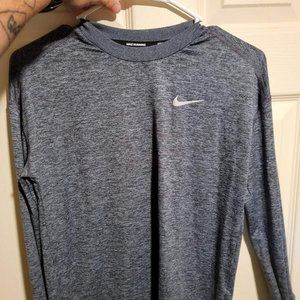 Blue Long Sleeve Nike Dri-Fit Active Wear (XS)